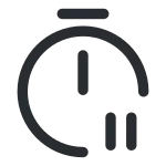 Timer Pause SVG Icon